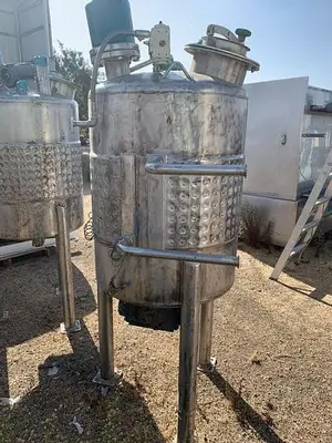Tank, 100 Gallon, S/st, Jkt, Agit, DT/DB, 28" x 32" #S742662