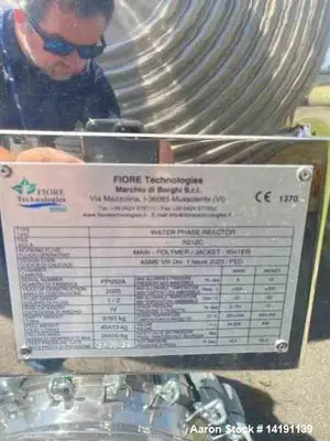 Unused 9,100-Gallon 304L Stainless Steel Reactor by Borghi Srl