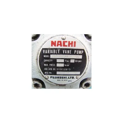 USED 2HP NACHI VARIABLE VANE HYDRAULIC PUMP PACKAGE - SERIES VDR