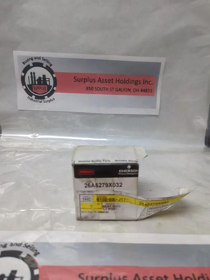 New | in-Stock FISHER 26A5279X032 Pump & Valve Parts Ohio US | Surplus Asset Holdings #1227831
