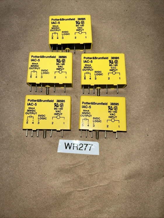 New | in-Stock Potter & Brumfield IAC-5 Relays & Switches Indiana US | J&J Industrial Supply #1072282