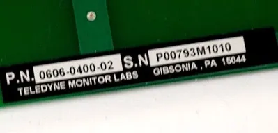 NEW TELEDYNE MONITOR LABS 0606-0400-02 MONITOR-PT 500C PC BOARD 0606040002