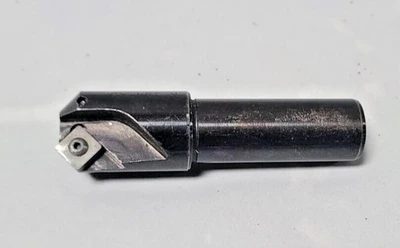 ROUSE 1" DIA INDEXABLE END MILL H-134-45 3/4 SHANK 2 FL Carbide INSERTS