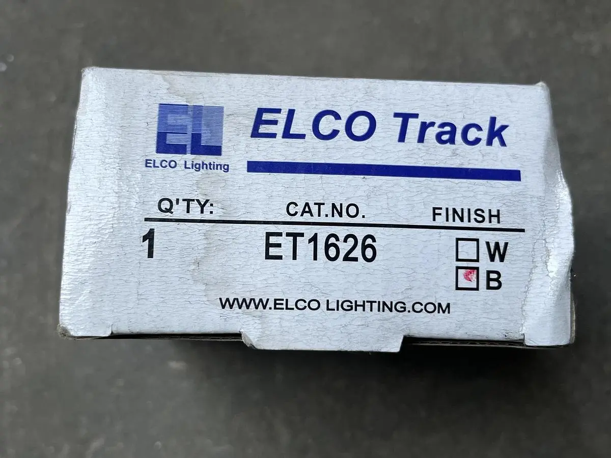 ELCO ET1626 Line Voltage GU10 Bowen™ Track Fixture Gimbal 50W Black