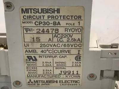 USED MITSUBISHI CP30-BA-1P-15A
