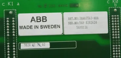 REPAIRED ABB 3HAA 3563-ARA MODULE COMPUTER BACK PLANE 92013-313 3HAA3563ARA