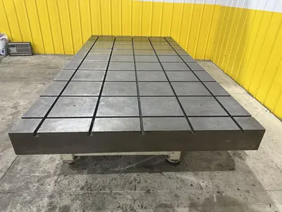5' X 10' STEEL LAYOUT TABLE: STOCK #22156