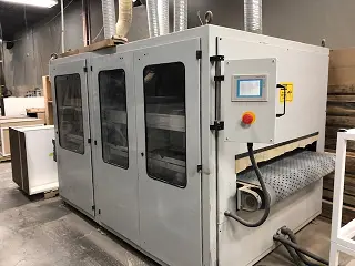 Used 2002 UNISANDER 2.4.0.K.V DE-NIBBER UNISANDER 2.4.0.K.V DE-NIBBER Denibbing Sanders Ontario CA | Aldan Woodworking Machinery #1252729