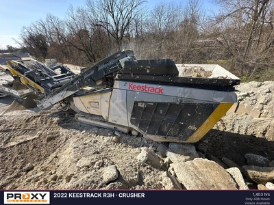 Used 2022 KEESTRACK R3H Crushers Pennsylvania US | Proxy Equipment #1384968