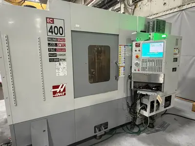 Used 2007 HAAS EC-400PP Horizontal Machining Centers Illinois US | Aucto #1333571