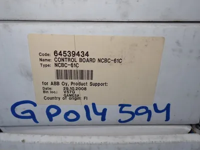 New | in-Stock ABB NCBC61C AC Drive Control Module Ohio US | HGR 24 #1186336