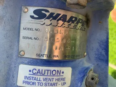 Tank, 2,000 Gallon, 316L Stainless Steel, UL 142, 5' X 14', Agitated #S743622