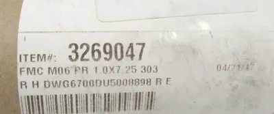 NEW FMC 3269047 FMC-M06-PR 1.0X7.25-303 R-H-DWG6700DU5008898-R-E PUMP PLINGER