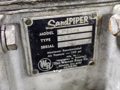 USED THE WARREN RUPP CO. SB11/2A