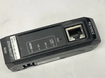 USED KEYENCE NETWORK COMMUNICATION UNIT ETHERNET/IP COMPATIBLE