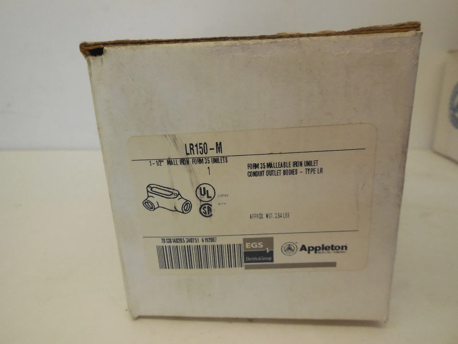 NEW APPLETON LR150-M MALL IRON UNILET LR150M