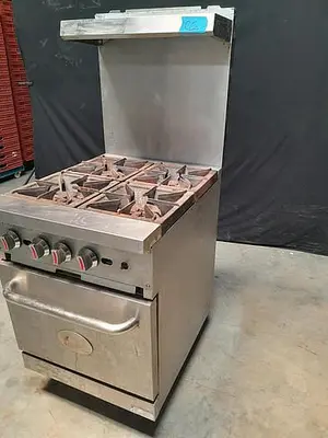USED CPG S24-N; 24" GAS RANGE W/ OVEN