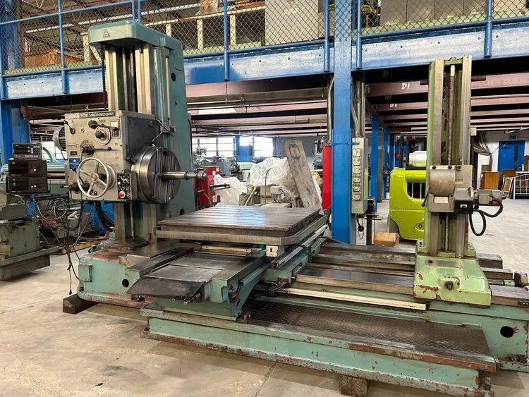 Used 1988 TOS W100-A Horizontal Table Type Boring Mills New York US | Prime Machinery #232629