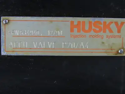 Husky HPN 634940 & HPN 638789 Hydraulic Accumulator Valve & Manifold
