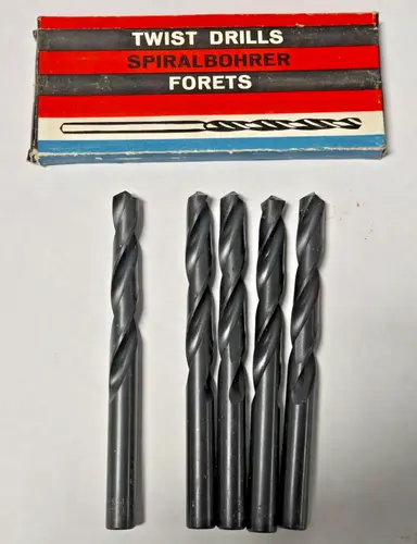 13.6mm Spiralbohrer Forets HSS Twist Drill Bit Drilling Tool 5 Pcs New