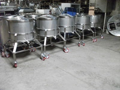 100 L S/S Trolley Tank