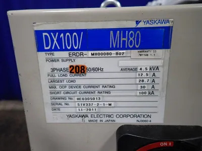 Used YAKSAWA MOTOMAN MH80 Robots Ohio US | HGR 24 #1096737
