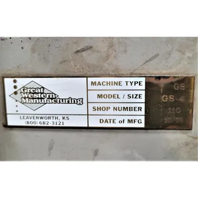 USED GREAT WESTERN MANUFACTURING GS-4