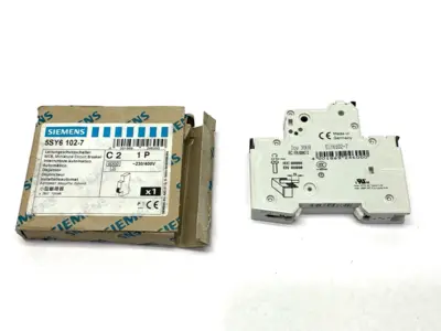 New | in-Stock Siemens Miniature Circuit Breaker 1-Pole 230/400V 2A Circuit Breakers Michigan US | Maverick Industrial Sales #1398644