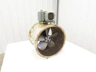 Fulta Electric DBRO4M246 Tube Axial Blower Duct Fan 16" 2300 CFM 0.37kw 220V 3PH