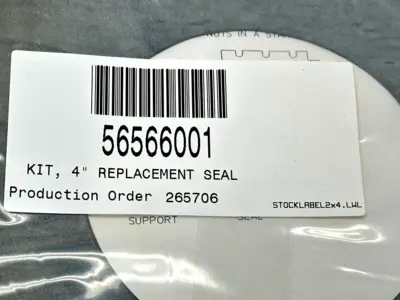 56566001 | 4" Replacement Seal Kit - New Other