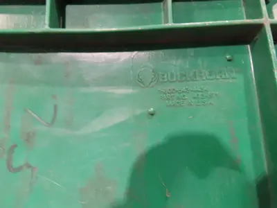 Orbis SO4815-7 Stackable GREEN Plastic Tote Container Bin 48x15x7" Lot of 20