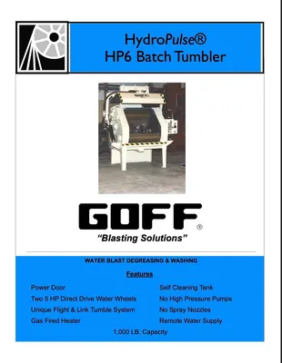 GOFF HP6 Batch Washers | Benchmark Machine Tools (7)