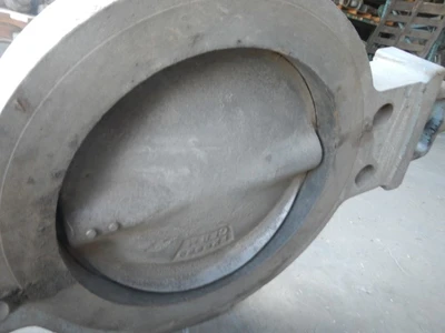 Fisher 12" 150 Class, Cast Iron Butterfly Gate Valve