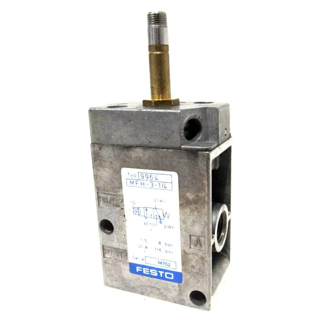 NEW FESTO MFH-3-1/4 SOLENOID VALVE 9964 MFH314