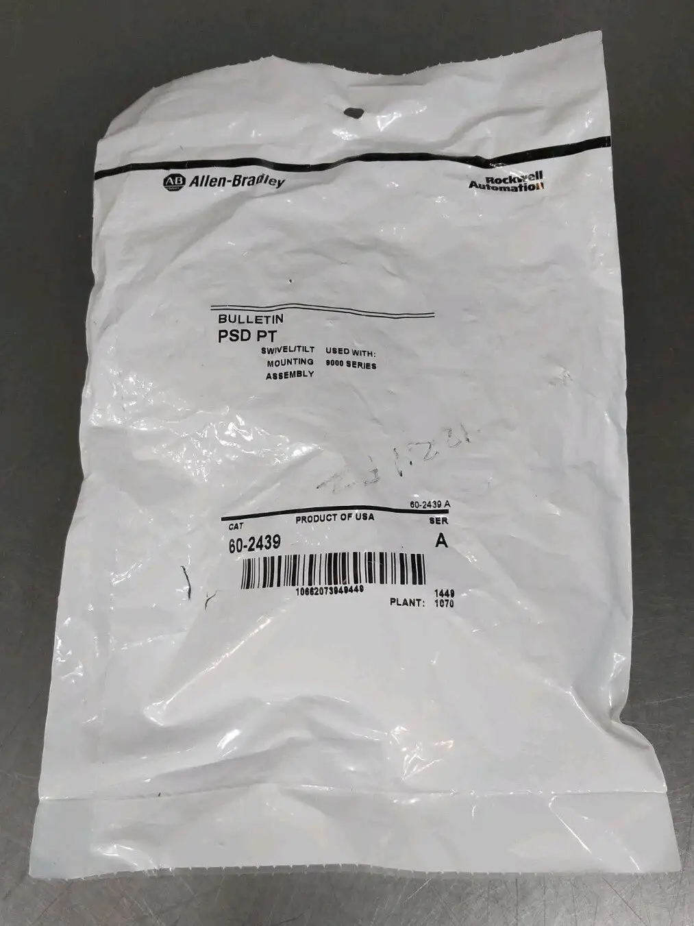 Allen Bradley 60-2439 Mounting Assembly 602439 Loc4E17