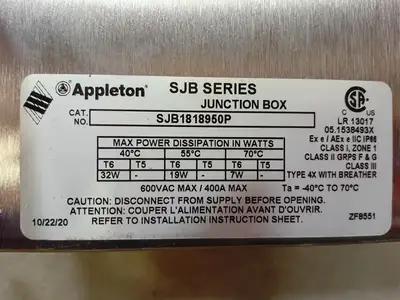 NEW APPLETON SJB1818950P