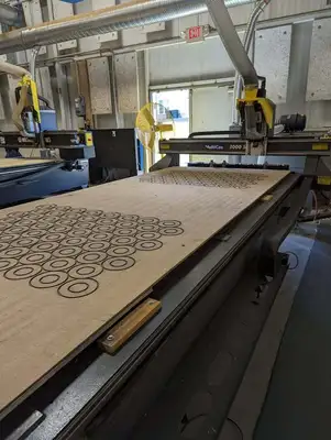 2008 MULTICAM 3000 SERIES Used 3 Axis CNC Routers | PlastiMach Corp (7)