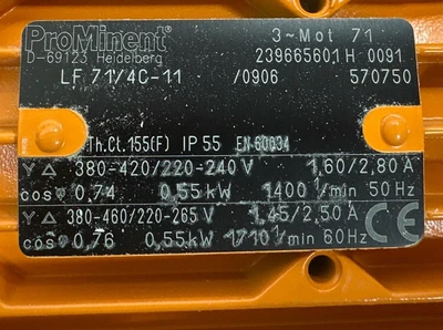 ProMinent S3CB Metering & Dosing Pumps | Fram Fram LLC (12)