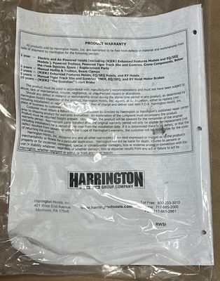 NEW Harrington PTF2-711201