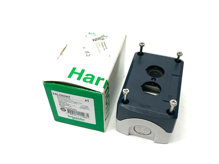 Used SCHNEIDER ELECTRIC HARMONY CONTROL BOX ENCLOSURE 2-HOLE Electrical Boxes | Maverick Industrial Sales #1120005