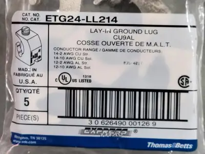 NEW THOMAS & BETTS ETG24-LL214