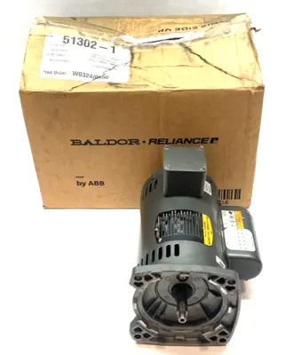 Used Baldor Electric Motor 0.5HP 115/230V 1-Phase 3450rpm A.C. Motors Michigan US | Maverick Industrial Sales #1391945