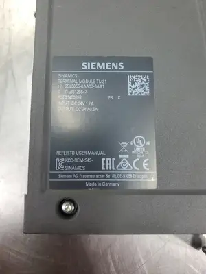 USED Siemens 6SL3055-0AA00-3AA1 Terminal Module TM31, 24VDC