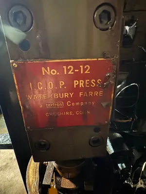 WATERBURY FARREL 1212 ICOP Eyelet & Transfer Presses | Global Machine Brokers, LLC (5)