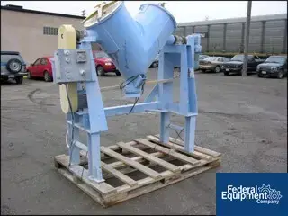 USED Patterson-Kelley 5 CU FT P-K TWIN SHELL BLENDER, S/S