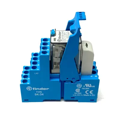 Used Finder Gen. Purpose Relay, 99.02.9.024.99 LED Diode, 94.04 Base Relays & Switches Michigan US | Maverick Industrial Sales #1392888