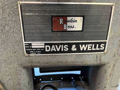 Used DAVIS & WELLS RS-2-64 Woodworking Shapers California US | MachineryMax #1390455