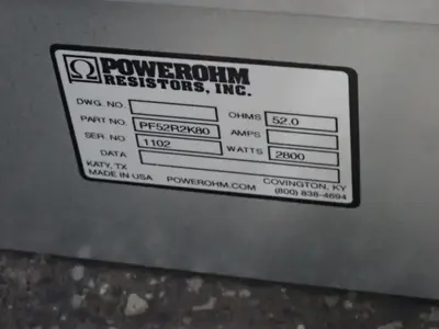 USED POWEROHM RESISTORS INC PF52R2K80