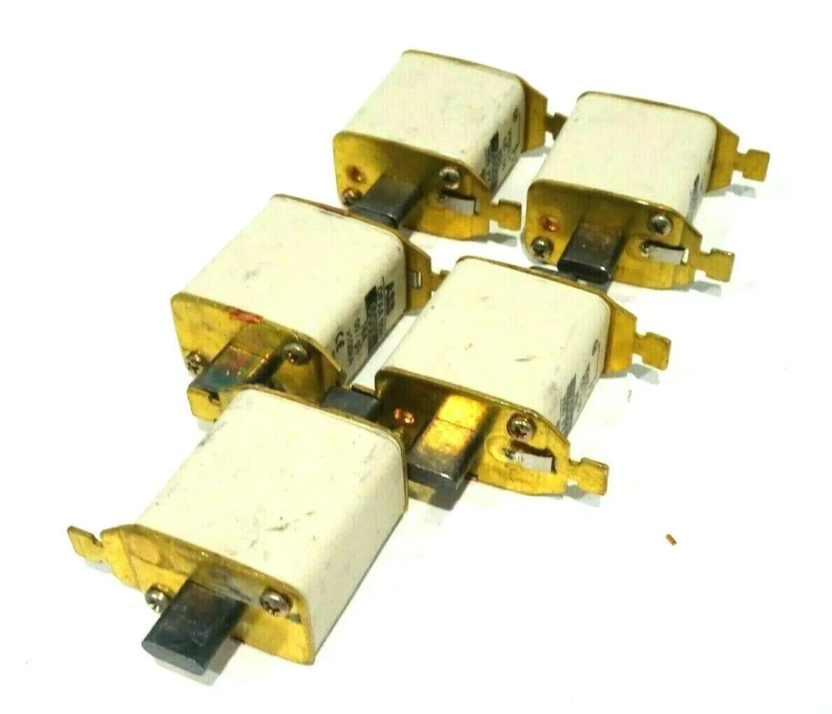 LOT OF 5 NEW ABB OFAA00H FUSES 16A 690V