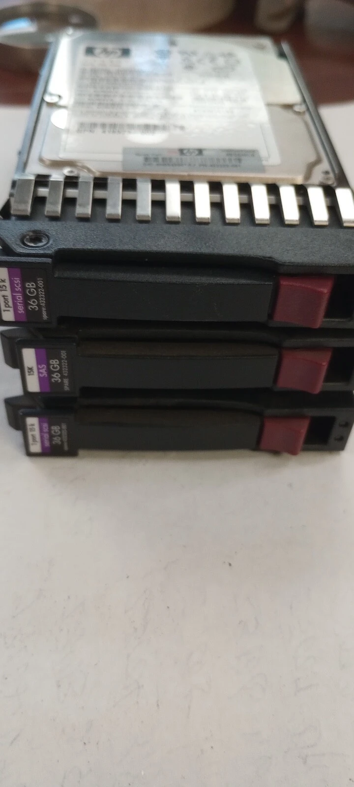 USED HP DH036BB977 SAS HARD DRIVE .